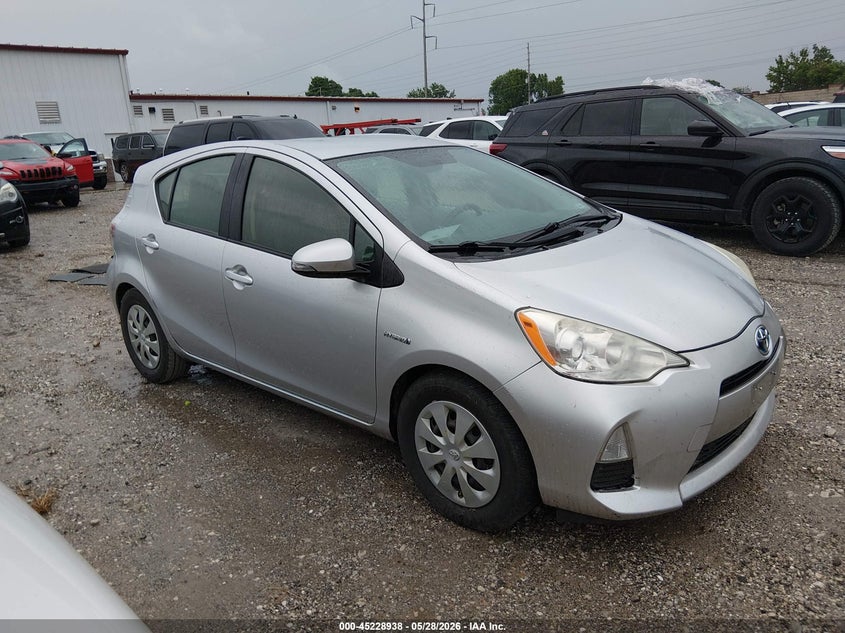 2012 Toyota Prius c VIN JTDKDTB35C1501244 IAAI salvage auction — HAIL, Clear (Missouri), sold $950 on 2026-07-06 (photo 1)
