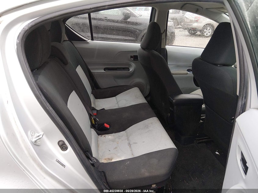 2012 Toyota Prius c VIN JTDKDTB35C1501244 IAAI salvage auction — HAIL, Clear (Missouri), sold $950 on 2026-07-06 (photo 8)