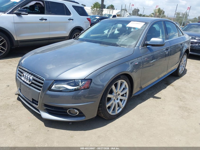 2012 Audi A4 VIN WAUFFAFL3CN013961 IAAI salvage auction — SUSPENSION, Salvage (California), sold $1,900 on 2026-07-15 (photo 2)
