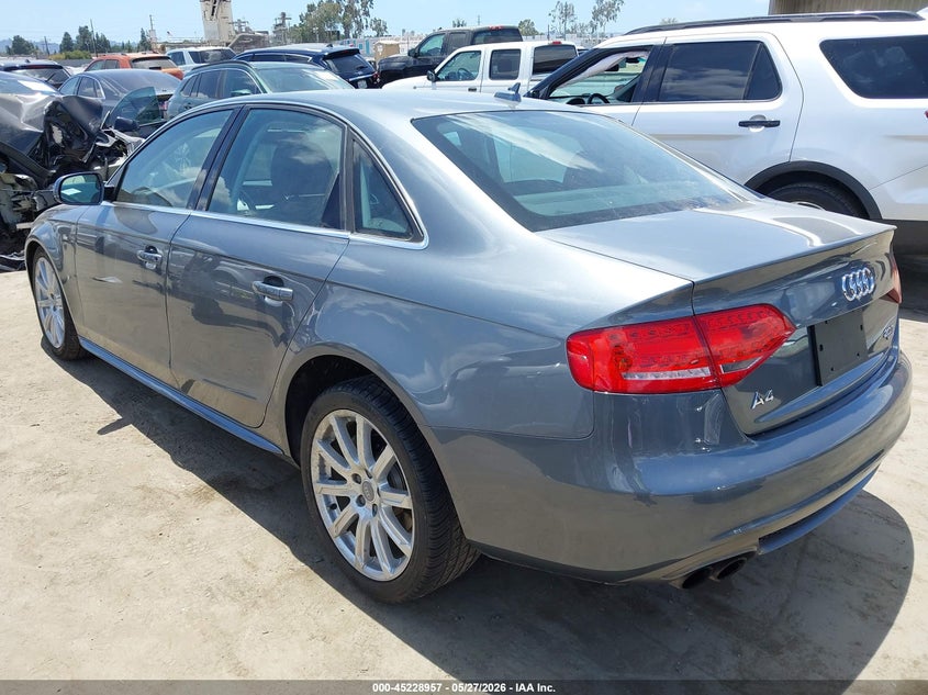 2012 Audi A4 VIN WAUFFAFL3CN013961 IAAI salvage auction — SUSPENSION, Salvage (California), sold $1,900 on 2026-07-15 (photo 3)