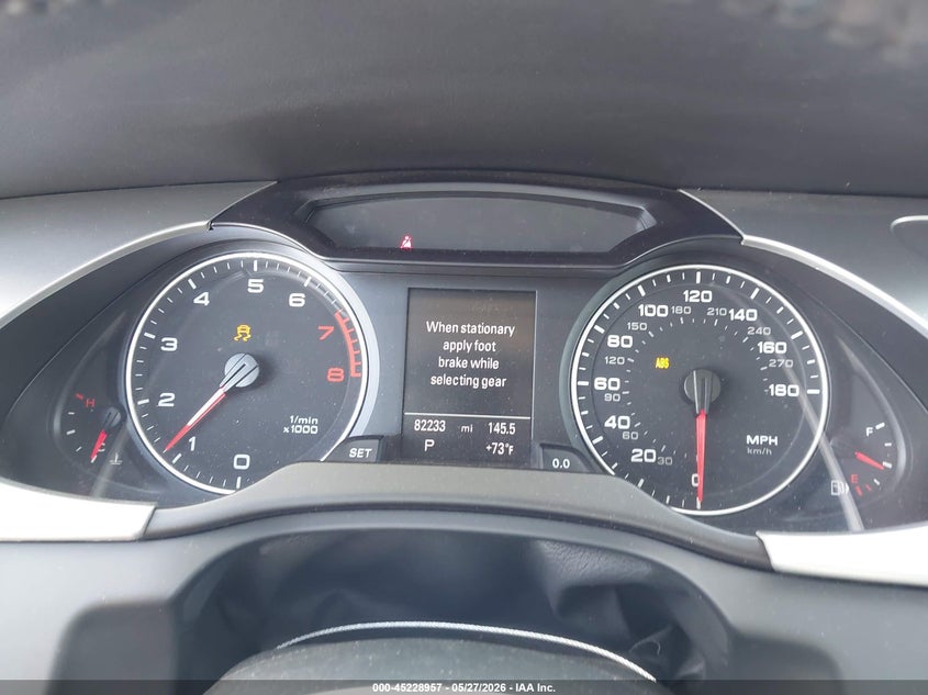 2012 Audi A4 VIN WAUFFAFL3CN013961 IAAI salvage auction — SUSPENSION, Salvage (California), sold $1,900 on 2026-07-15 (photo 7)