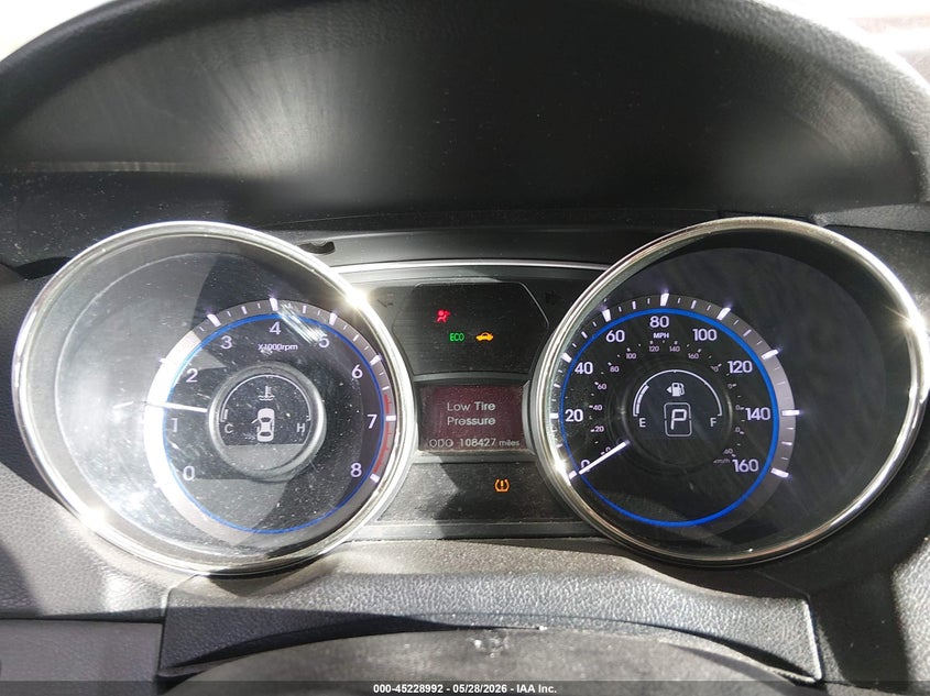 2013 Hyundai Sonata VIN 5NPEC4AC0DH565936 IAAI salvage auction — FRONT END, Salvage (Arizona), sold $1,100 on 2026-07-14 (photo 7)