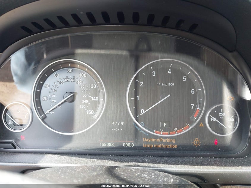 2013 BMW 5er VIN WBAXH5C59DDW13662 IAAI salvage auction — NORMAL WEAR, Clear (Virginia), sold $850 on 2026-07-08 (photo 7)