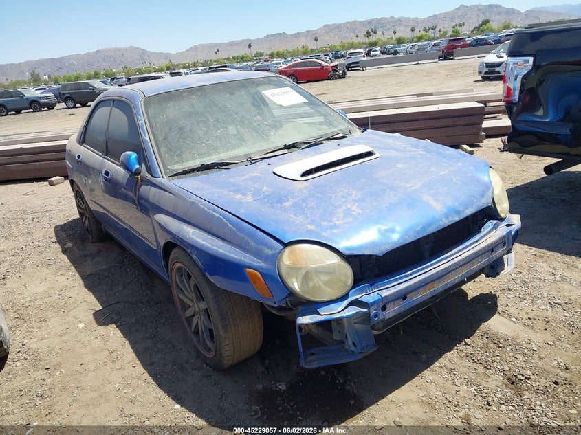 2002 Subaru Impreza VIN JF1GD29692G516668 IAAI salvage auction — NORMAL WEAR, Clear-Dealer Only (Arizona), sold $325 on 2026-07-14 (photo 1)