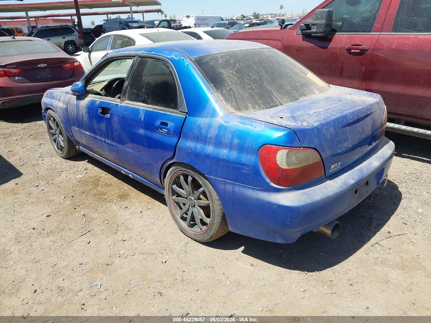 2002 Subaru Impreza VIN JF1GD29692G516668 IAAI salvage auction — NORMAL WEAR, Clear-Dealer Only (Arizona), sold $325 on 2026-07-14 (photo 3)
