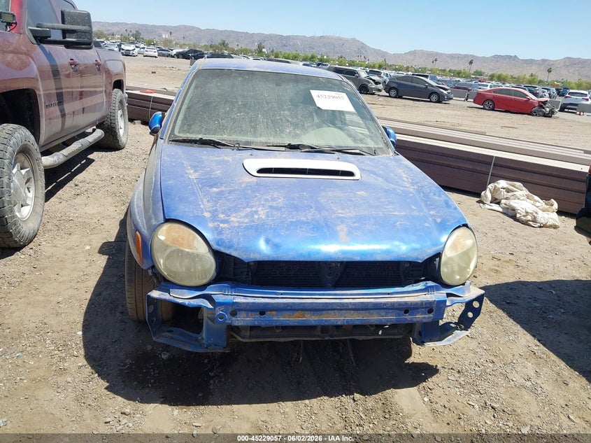 2002 Subaru Impreza VIN JF1GD29692G516668 IAAI salvage auction — NORMAL WEAR, Clear-Dealer Only (Arizona), sold $325 on 2026-07-14 (photo 6)