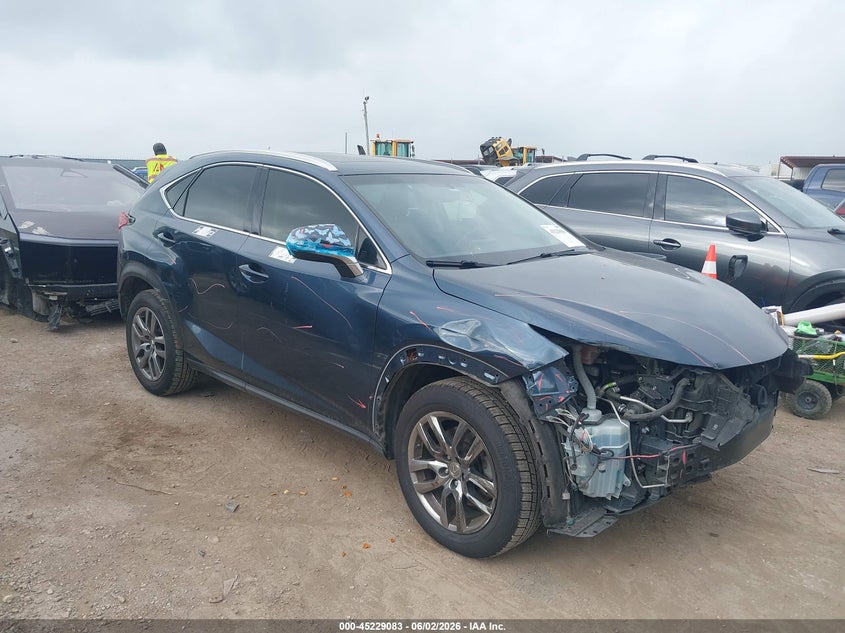 2015 Lexus Nx VIN JTJYARBZ4F2013702 IAAI salvage auction — RIGHT FRONT, Original (Texas), sold $6,150 on 2026-07-14 (photo 1)