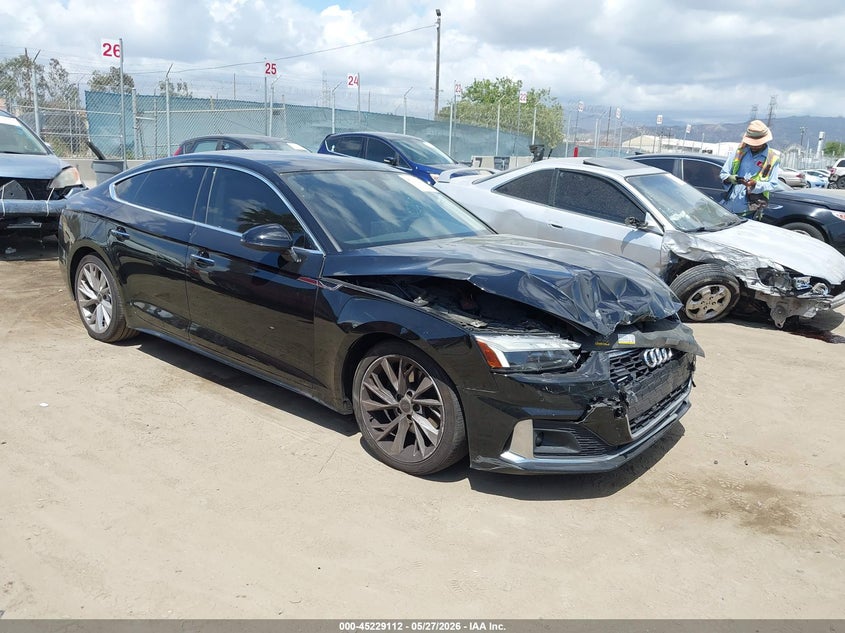 2023 Audi VIN WAUCBCF50PA048854 IAAI salvage auction — FRONT END, Salvage (California), sold $13,050 on 2026-07-29 (photo 1)