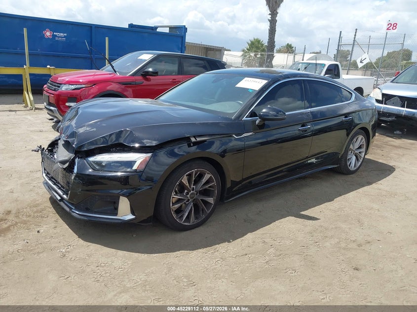 2023 Audi VIN WAUCBCF50PA048854 IAAI salvage auction — FRONT END, Salvage (California), sold $13,050 on 2026-07-29 (photo 2)