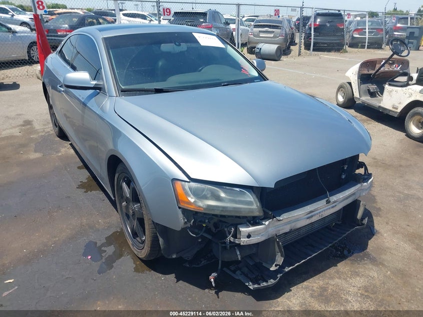 2011 Audi A5 VIN WAULFAFR2BA014807 IAAI salvage auction — FRONT END, Salvage (California), sold $775 on 2026-07-08 (photo 1)