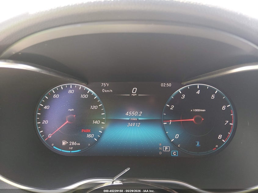 2022 Mercedes-benz Glc VIN W1N0G8EBXNG118696 IAAI salvage auction — HAIL, Salvage Title, sold $17,950 on 2026-07-07 (photo 7)