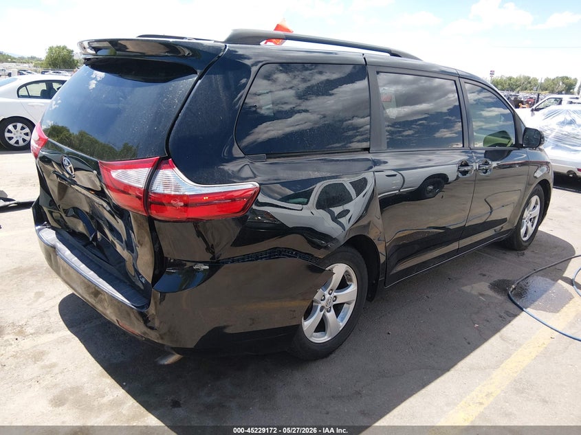 2015 Toyota Sienna VIN 5TDKK3DCXFS572417 IAAI salvage auction — REAR END, Salvage (Utah), sold $1,250 on 2026-07-30 (photo 4)