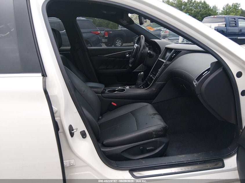 2021 Infiniti Q50 VIN JN1EV7CP9MM705647 IAAI salvage auction — FRONT END, Salvage Title, sold $3,800 on 2026-07-29 (photo 5)