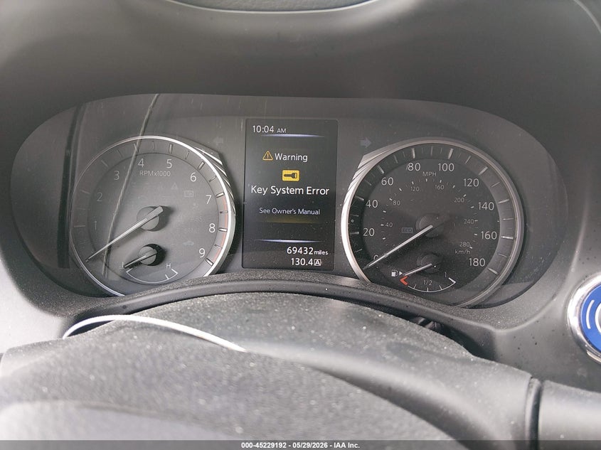 2021 Infiniti Q50 VIN JN1EV7CP9MM705647 IAAI salvage auction — FRONT END, Salvage Title, sold $3,800 on 2026-07-29 (photo 7)