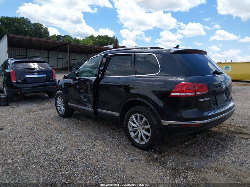 2015 Volkswagen Touareg VIN WVGEF9BPXFD006615 IAAI salvage auction — FRONT END, Salvage Title, sold $100 on 2026-07-20 (photo 3)