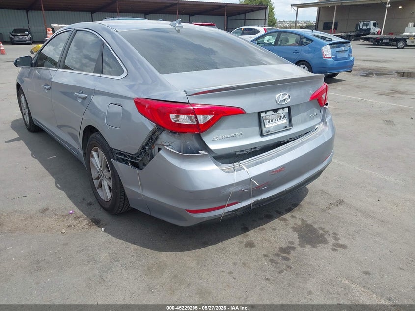 2015 Hyundai Sonata VIN 5NPE24AF8FH167888 IAAI salvage auction — REAR END, Wait Title, sold $1,650 on 2026-08-21 (photo 6)