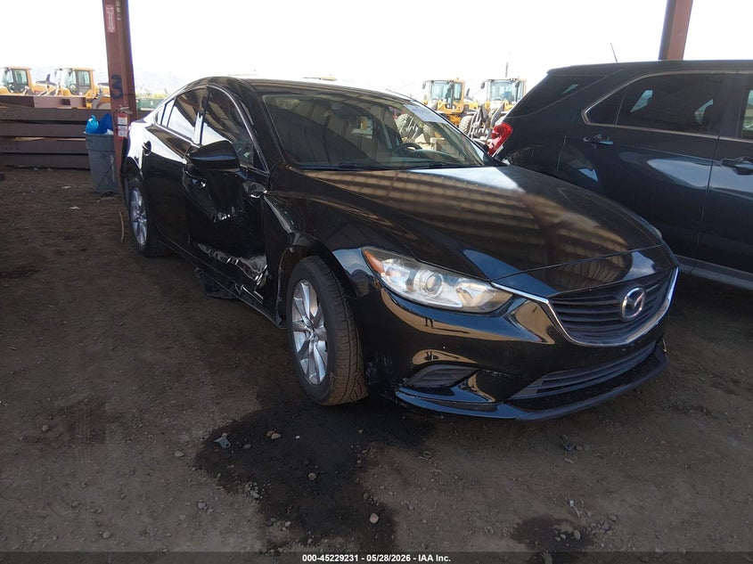 2016 Mazda 6 VIN JM1GJ1U51G1436643 IAAI salvage auction — SIDE, Salvage Title, sold $1,500 on 2026-07-12 (photo 1)
