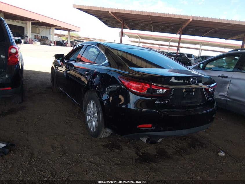 2016 Mazda 6 VIN JM1GJ1U51G1436643 IAAI salvage auction — SIDE, Salvage Title, sold $1,500 on 2026-07-12 (photo 3)