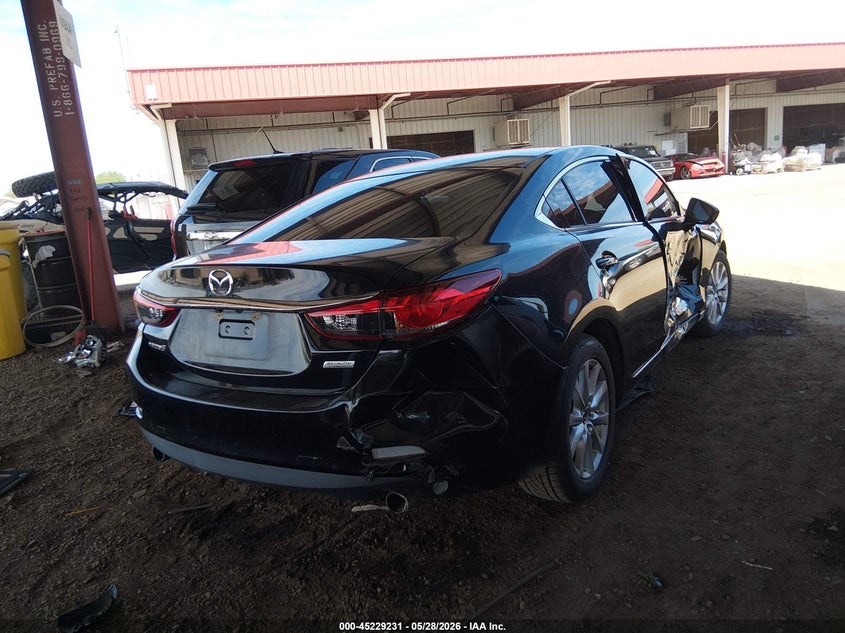 2016 Mazda 6 VIN JM1GJ1U51G1436643 IAAI salvage auction — SIDE, Salvage Title, sold $1,500 on 2026-07-12 (photo 4)