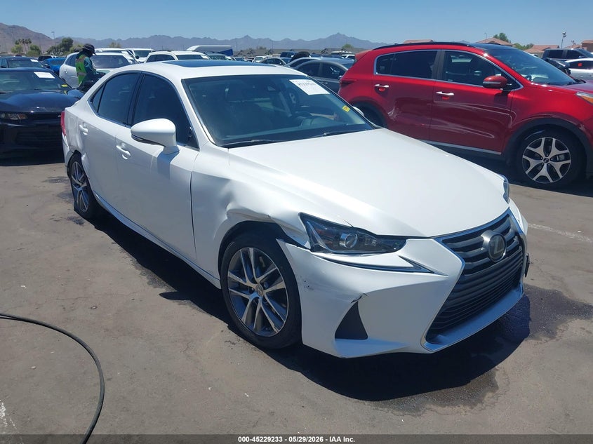 2018 Lexus Is VIN JTHBA1D24J5074869 IAAI salvage auction — LEFT & RIGHT, Salvage Title, sold $8,350 on 2026-07-14 (photo 1)