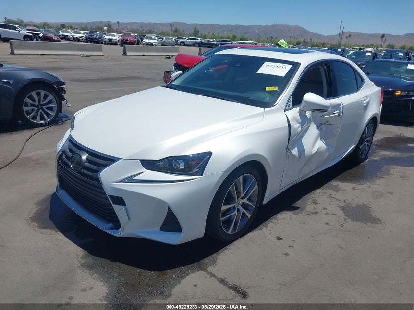 2018 Lexus Is VIN JTHBA1D24J5074869 IAAI salvage auction — LEFT & RIGHT, Salvage Title, sold $8,350 on 2026-07-14 (photo 2)