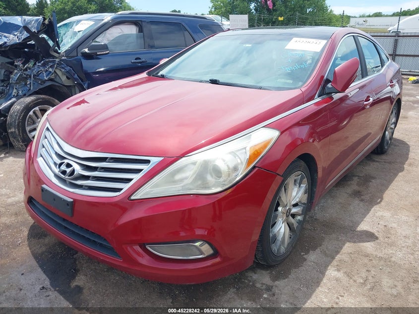 2012 Hyundai Azera VIN KMHFH4JG1CA163515 IAAI salvage auction — REAR END, Clear (Oklahoma), sold $1,000 on 2026-07-22 (photo 2)