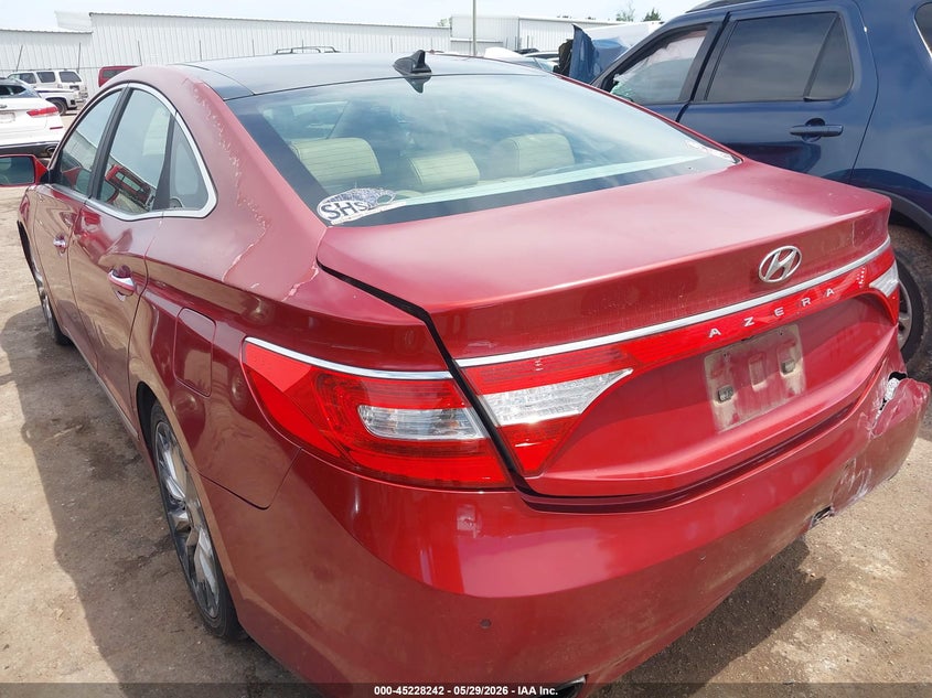 2012 Hyundai Azera VIN KMHFH4JG1CA163515 IAAI salvage auction — REAR END, Clear (Oklahoma), sold $1,000 on 2026-07-22 (photo 6)