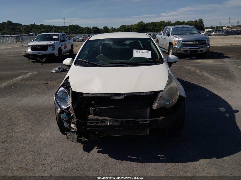 2014 Kia Rio VIN KNADM4A34E6419878 IAAI salvage auction — RIGHT FRONT, Salvage (Illinois), sold $250 on 2026-07-14 (photo 6)