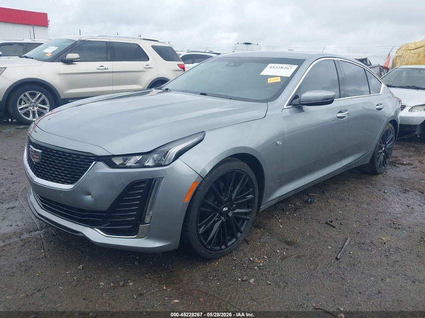 2023 Cadillac Ct5 VIN 1G6DN5RW2P0141527 IAAI salvage auction — RIGHT REAR, Salvage (Arkansas), sold $13,500 on 2026-08-19 (photo 2)