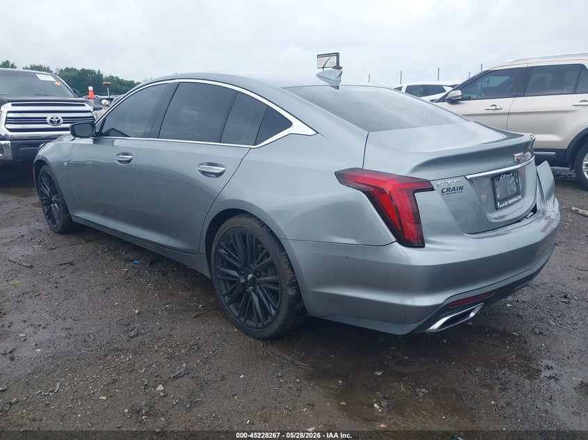 2023 Cadillac Ct5 VIN 1G6DN5RW2P0141527 IAAI salvage auction — RIGHT REAR, Salvage (Arkansas), sold $13,500 on 2026-08-19 (photo 3)