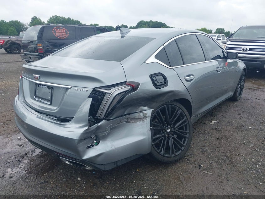 2023 Cadillac Ct5 VIN 1G6DN5RW2P0141527 IAAI salvage auction — RIGHT REAR, Salvage (Arkansas), sold $13,500 on 2026-08-19 (photo 4)