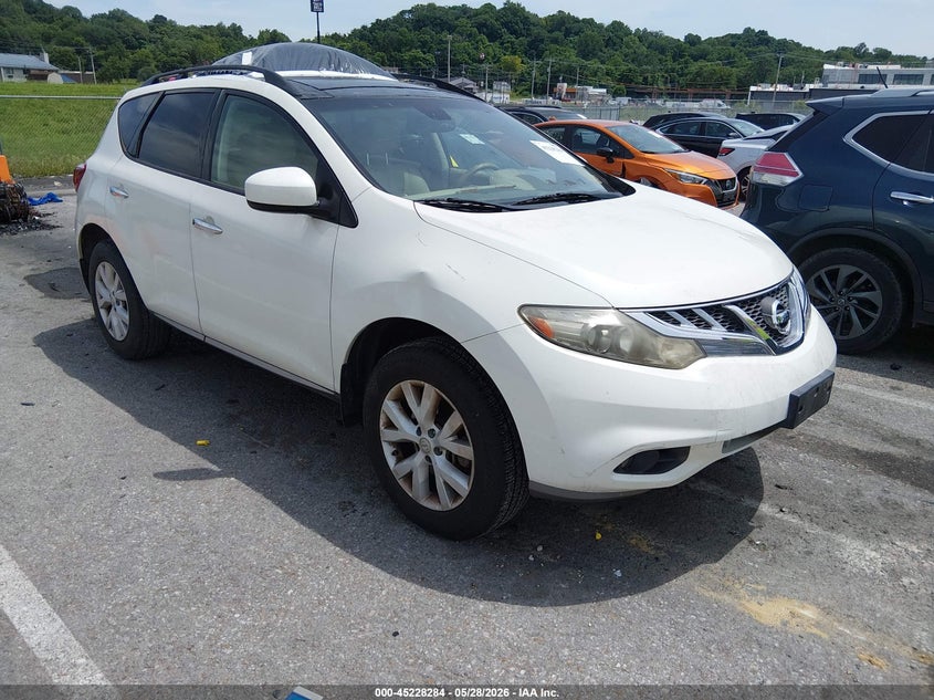 2011 Nissan Murano VIN JN8AZ1MU3BW061988 IAAI salvage auction — HAIL, Salvage (Illinois), sold $500 on 2026-07-20 (photo 1)