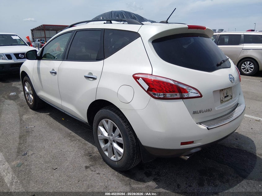 2011 Nissan Murano VIN JN8AZ1MU3BW061988 IAAI salvage auction — HAIL, Salvage (Illinois), sold $500 on 2026-07-20 (photo 3)