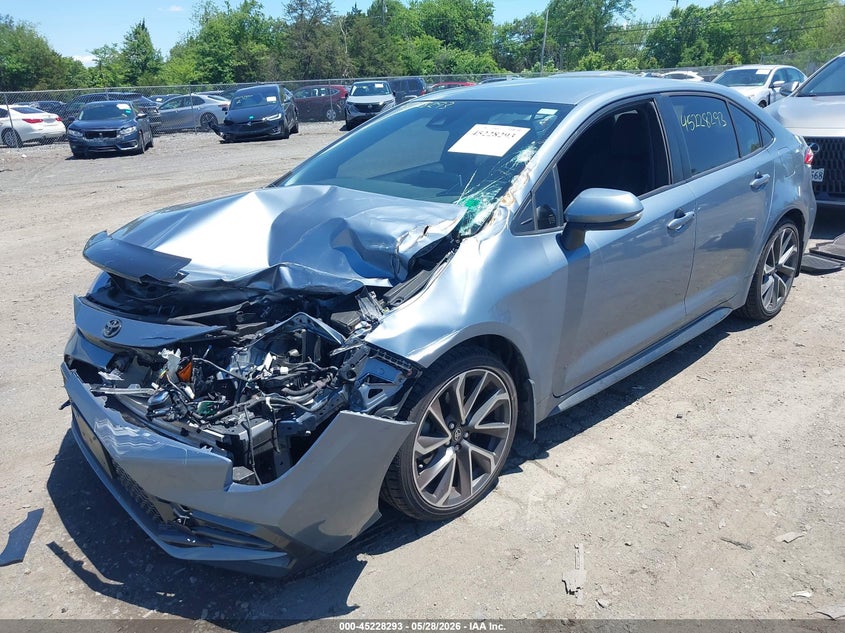 2021 Toyota Corolla VIN JTDS4MCE6MJ076060 IAAI salvage auction — LEFT FRONT, Salvage (Virginia), sold $5,400 on 2026-07-07 (photo 2)