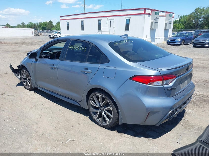 2021 Toyota Corolla VIN JTDS4MCE6MJ076060 IAAI salvage auction — LEFT FRONT, Salvage (Virginia), sold $5,400 on 2026-07-07 (photo 3)