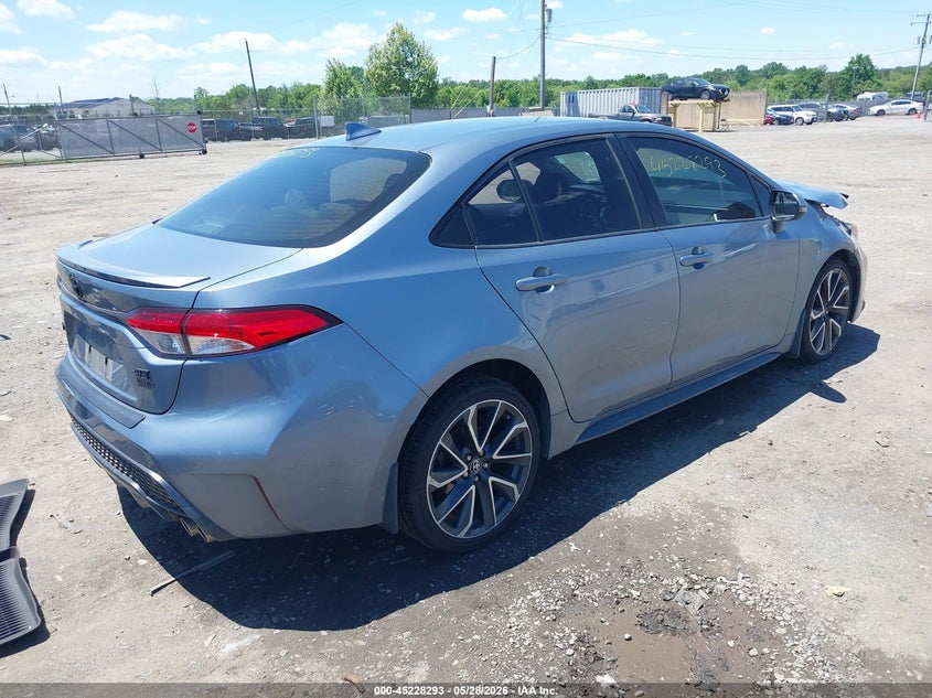 2021 Toyota Corolla VIN JTDS4MCE6MJ076060 IAAI salvage auction — LEFT FRONT, Salvage (Virginia), sold $5,400 on 2026-07-07 (photo 4)
