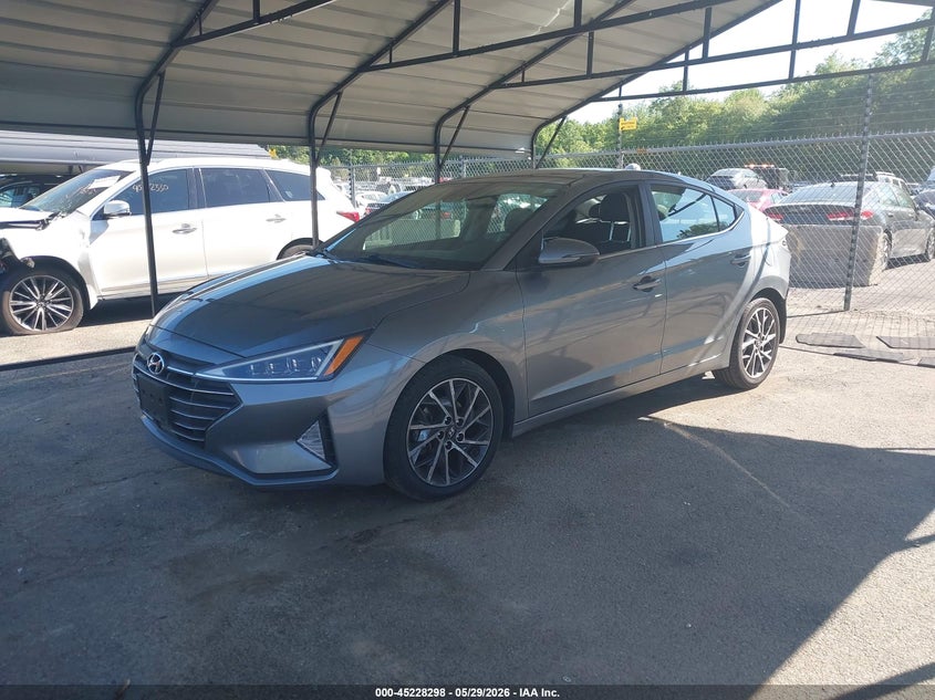 2019 Hyundai Elantra VIN KMHD84LF6KU811391 IAAI salvage auction — REAR END, Salvage Title, sold $3,300 on 2026-07-30 (photo 2)