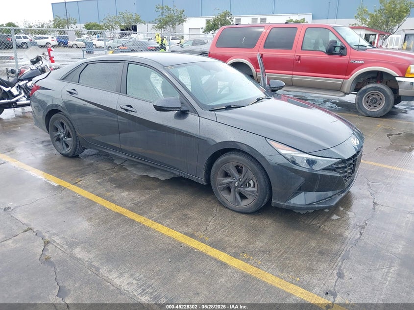 2023 Hyundai Elantra VIN 5NPLM4AGXPH102486 IAAI salvage auction — LEFT REAR, Salvage (California), sold $4,150 on 2026-07-06 (photo 1)