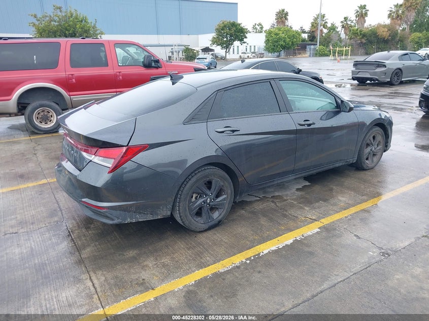 2023 Hyundai Elantra VIN 5NPLM4AGXPH102486 IAAI salvage auction — LEFT REAR, Salvage (California), sold $4,150 on 2026-07-06 (photo 4)