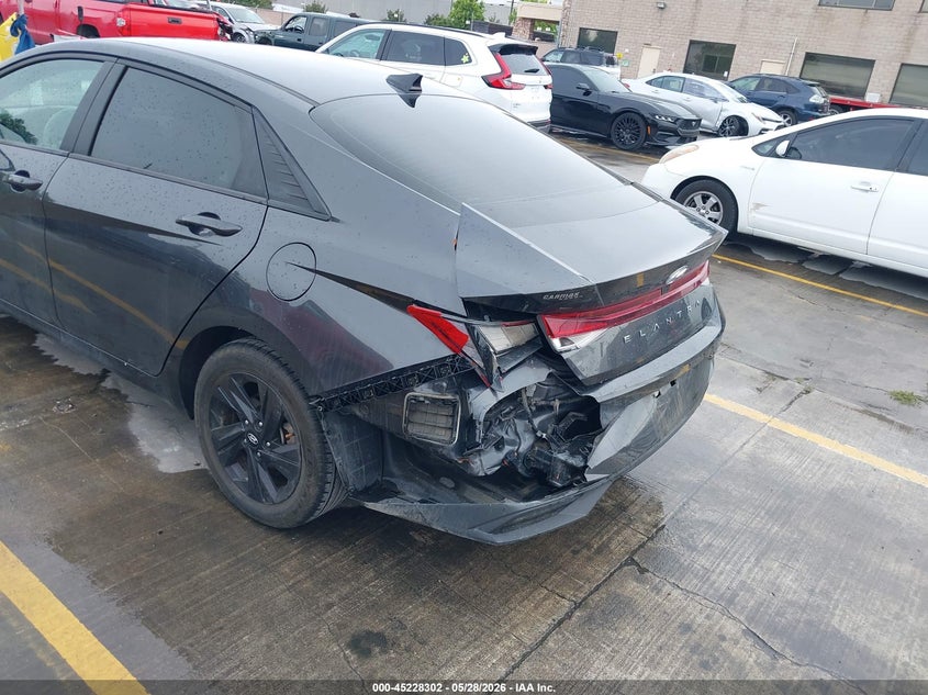 2023 Hyundai Elantra VIN 5NPLM4AGXPH102486 IAAI salvage auction — LEFT REAR, Salvage (California), sold $4,150 on 2026-07-06 (photo 6)