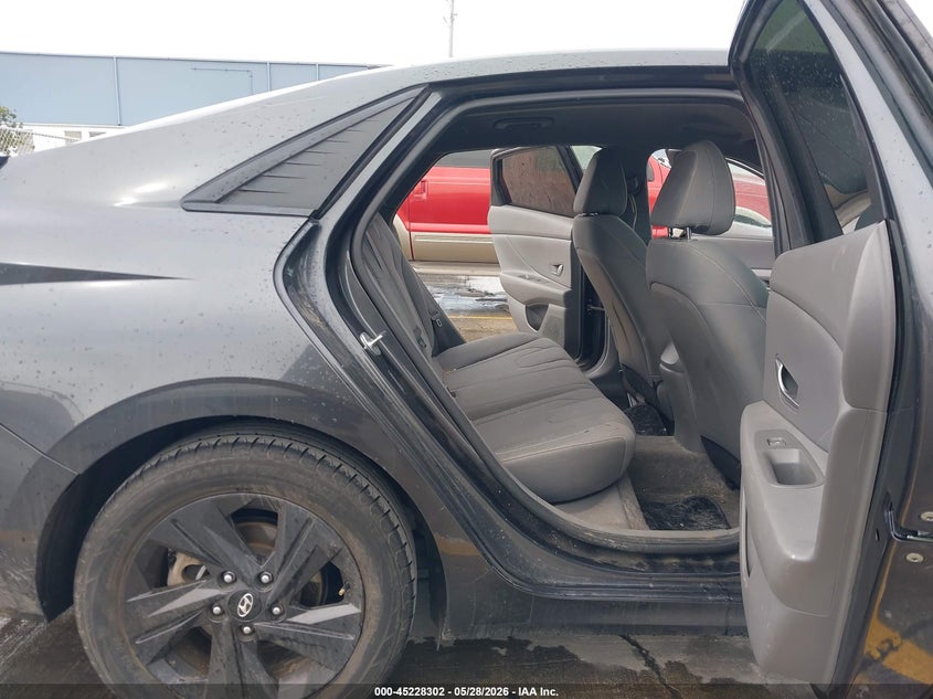 2023 Hyundai Elantra VIN 5NPLM4AGXPH102486 IAAI salvage auction — LEFT REAR, Salvage (California), sold $4,150 on 2026-07-06 (photo 8)