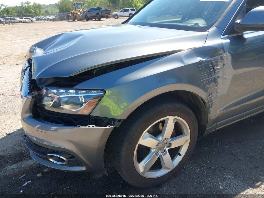 2012 Audi Q5 VIN WA1DKAFP7CA086616 IAAI salvage auction — FRONT END, Salvage (Ohio), sold $550 on 2026-07-27 (photo 6)