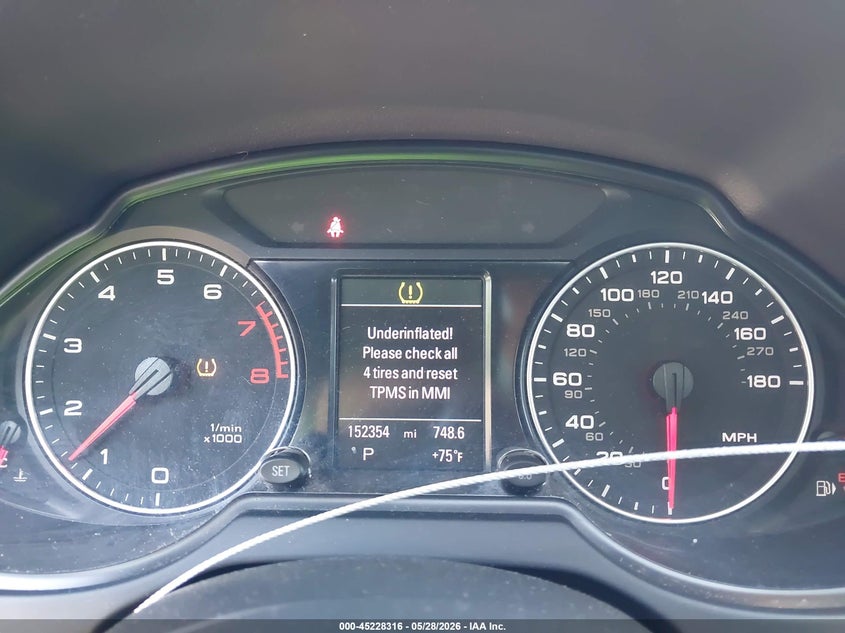2012 Audi Q5 VIN WA1DKAFP7CA086616 IAAI salvage auction — FRONT END, Salvage (Ohio), sold $550 on 2026-07-27 (photo 7)