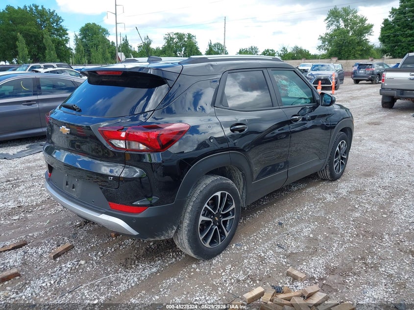 2025 Chevrolet Trailblazer VIN KL79MPSL1SB207156 IAAI salvage auction — HAIL, Salvage Title, sold $8,375 on 2026-07-06 (photo 4)