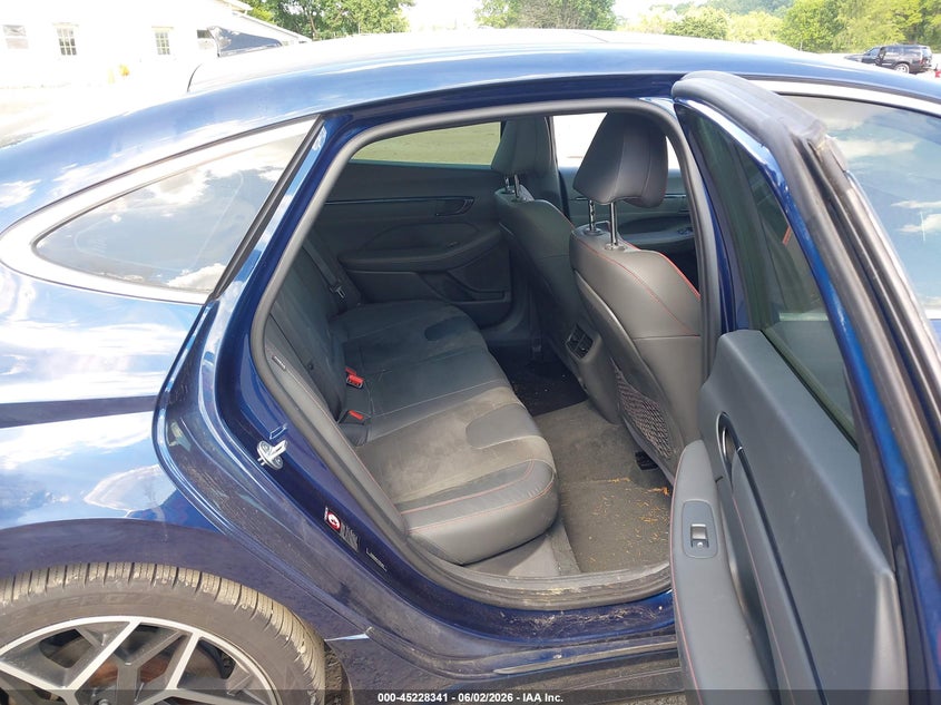 2021 Hyundai Sonata VIN 5NPEK4JC4MH106251 IAAI salvage auction — HAIL, Salvage Title, sold $5,600 on 2026-07-27 (photo 8)
