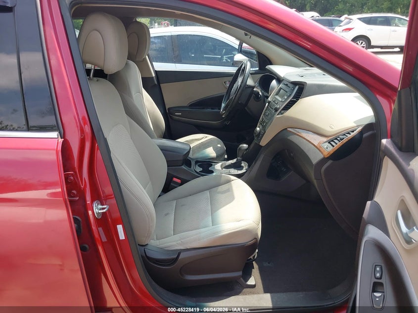 2013 Hyundai Santa fe VIN 5XYZUDLA4DG079955 IAAI salvage auction — FRONT END, Salvage Title, sold $1,700 on 2026-07-26 (photo 5)
