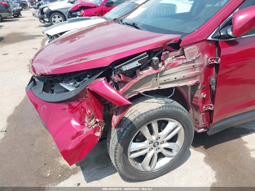 2013 Hyundai Santa fe VIN 5XYZUDLA4DG079955 IAAI salvage auction — FRONT END, Salvage Title, sold $1,700 on 2026-07-26 (photo 6)