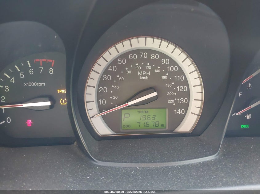 2007 Kia Spectra VIN KNAFE161075005291 IAAI salvage auction — FRONT END, Clear (Indiana), sold $800 on 2026-07-15 (photo 7)