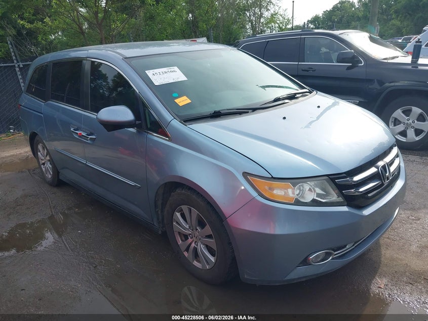 2014 Honda Odyssey VIN 5FNRL5H46EB057900 — IAAI salvage auction photo