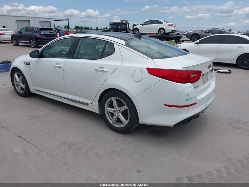2014 Kia Optima VIN 5XXGR4A67EG278835 IAAI salvage auction — FRONT END, Original (Texas), sold $2,650 on 2026-07-22 (photo 3)